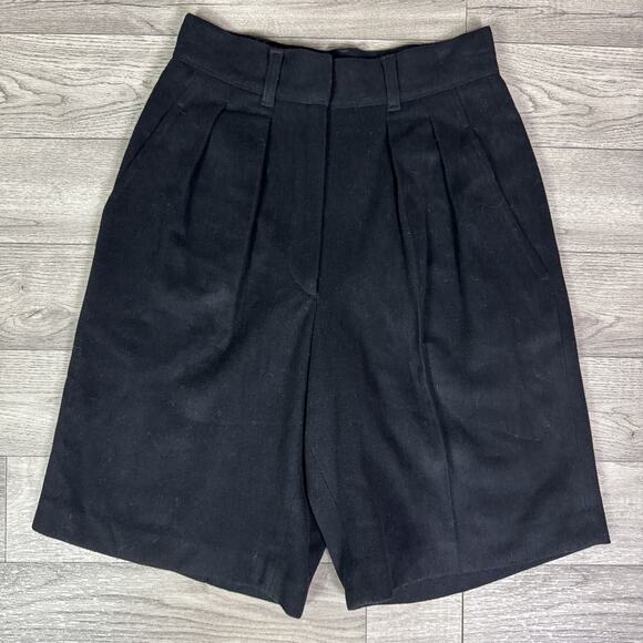 J. Crew Pants - J. Crew Black High-Waist Pleated Women’s Shorts